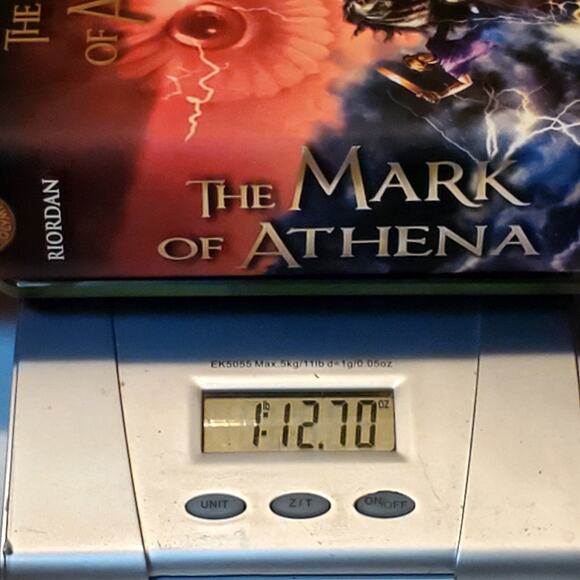 The Mark of Athena First Edition 2012 Rick Riordan Hardcover Disney Book 3 New - Picture 5 of 5